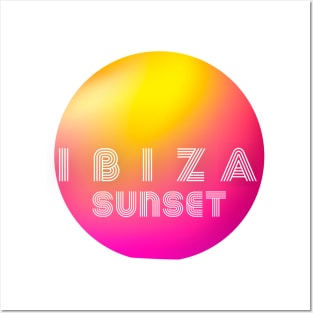 Ibiza Sunset Posters and Art